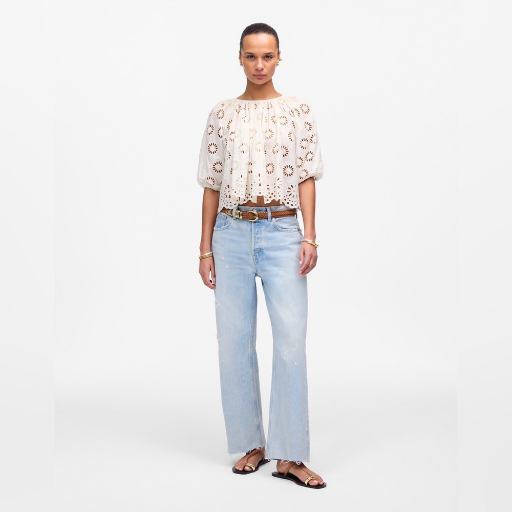 MADEWELL Low Slung Baggy Cropped SIZE 27